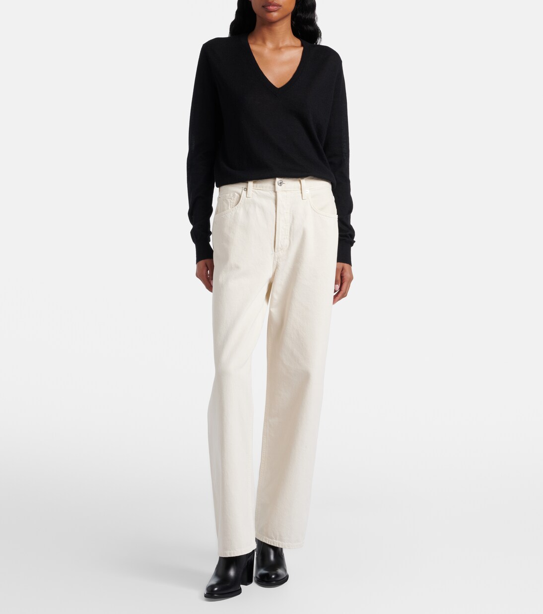 Low Slung Baggy wide-leg jeans | Agolde