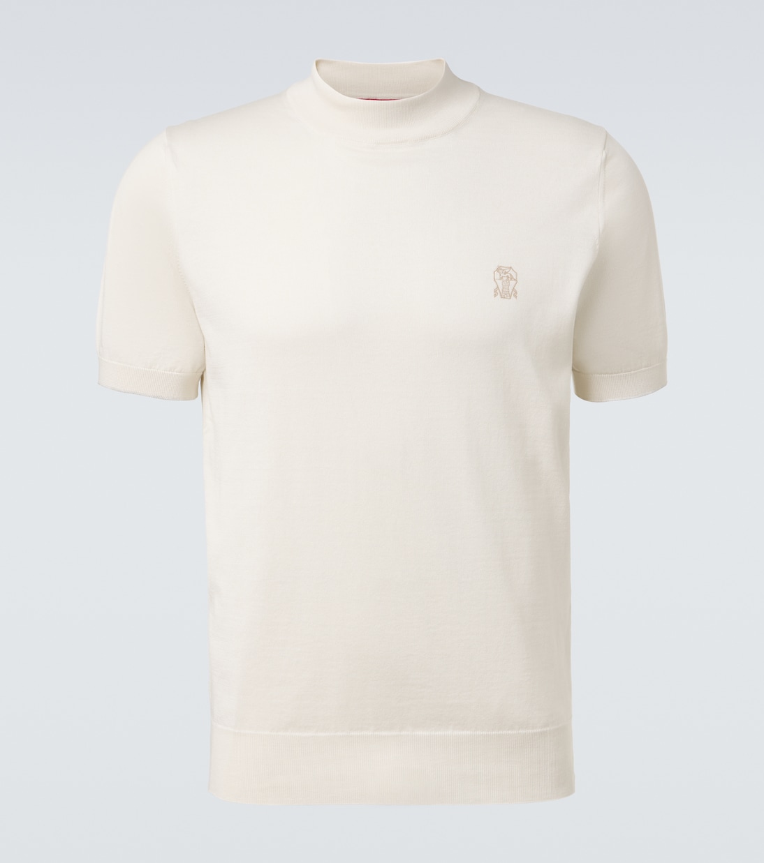 Jersey de algodón con logo | Brunello Cucinelli