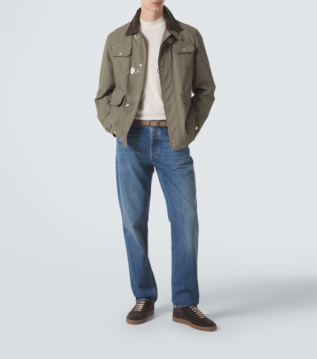 Jersey de algodón con logo | Brunello Cucinelli