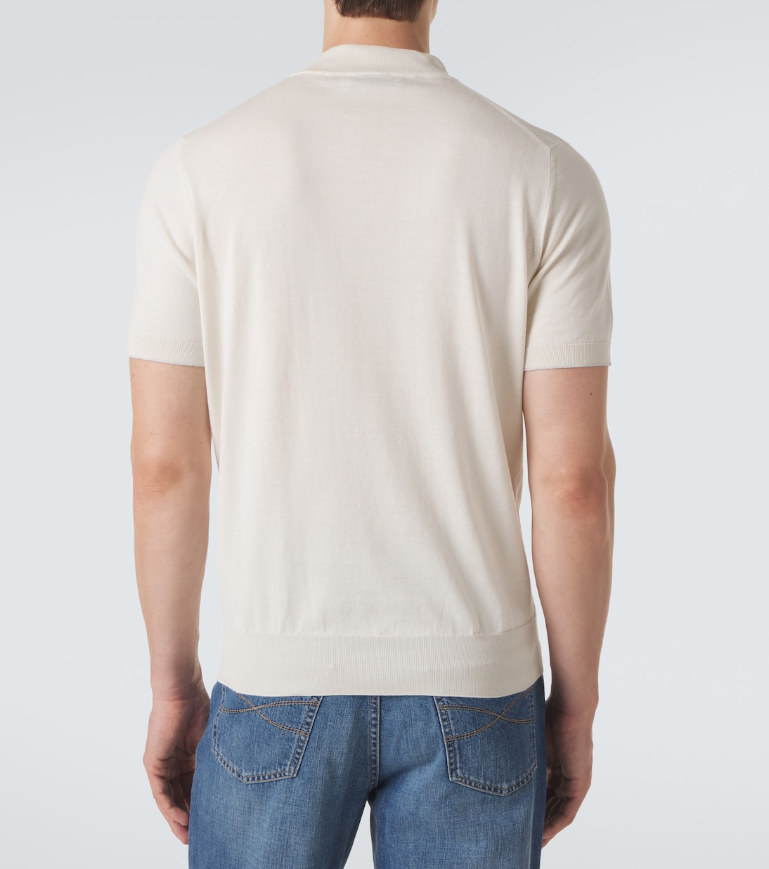 Jersey de algodón con logo | Brunello Cucinelli