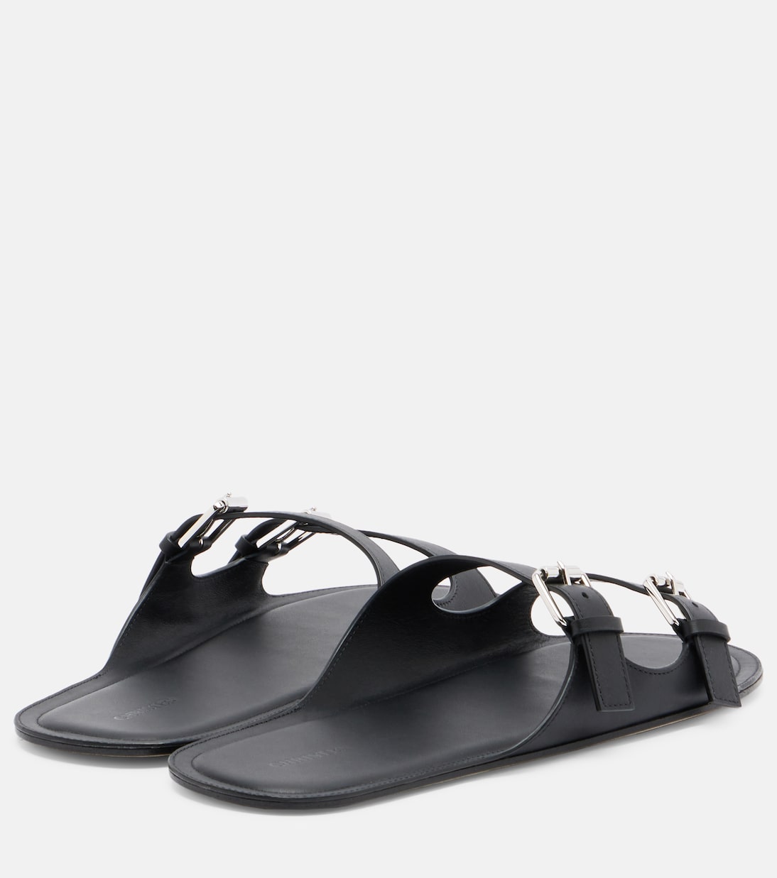 Double Belt leather sandals | Christen