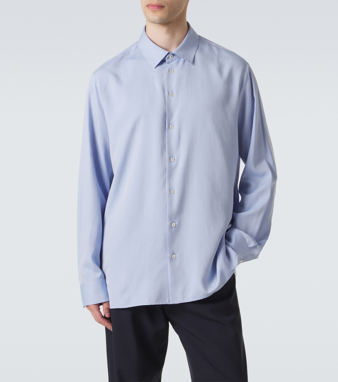 Camicia Paxon in jacquard di seta | The Row