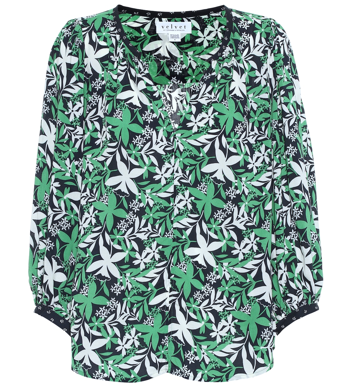 Blouse Sterling imprimée en jersey | Velvet