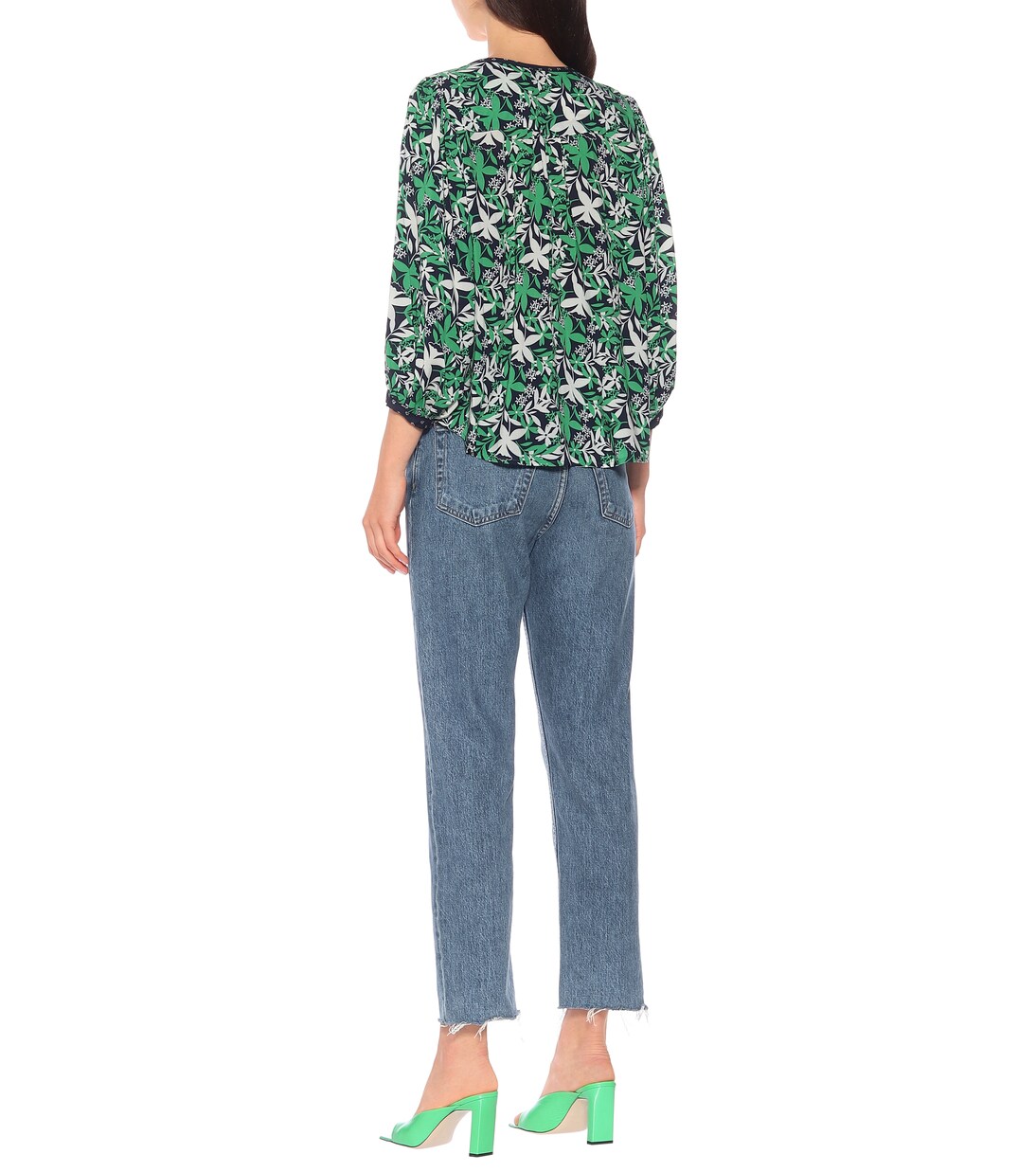 Blouse Sterling imprimée en jersey | Velvet