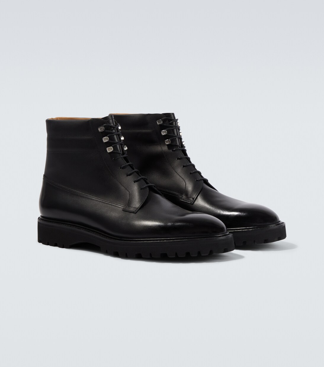 Alder leather lace-up boots | John Lobb