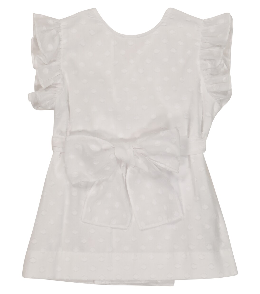 Ruffled cotton top | Il Gufo