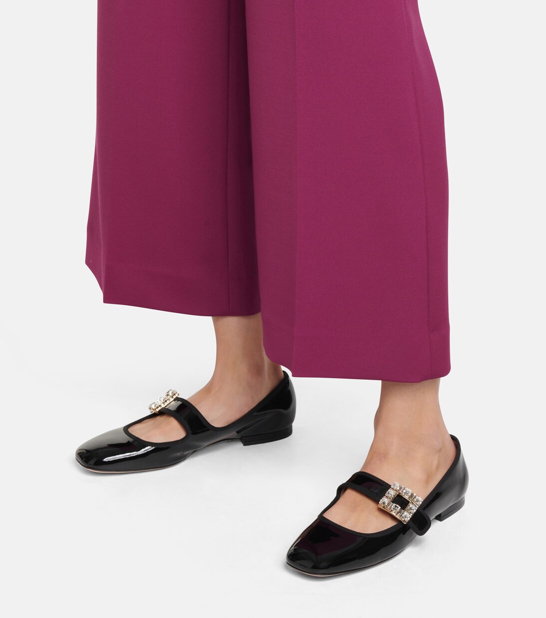 Très Vivier Babies patent leather ballet flats | Roger Vivier