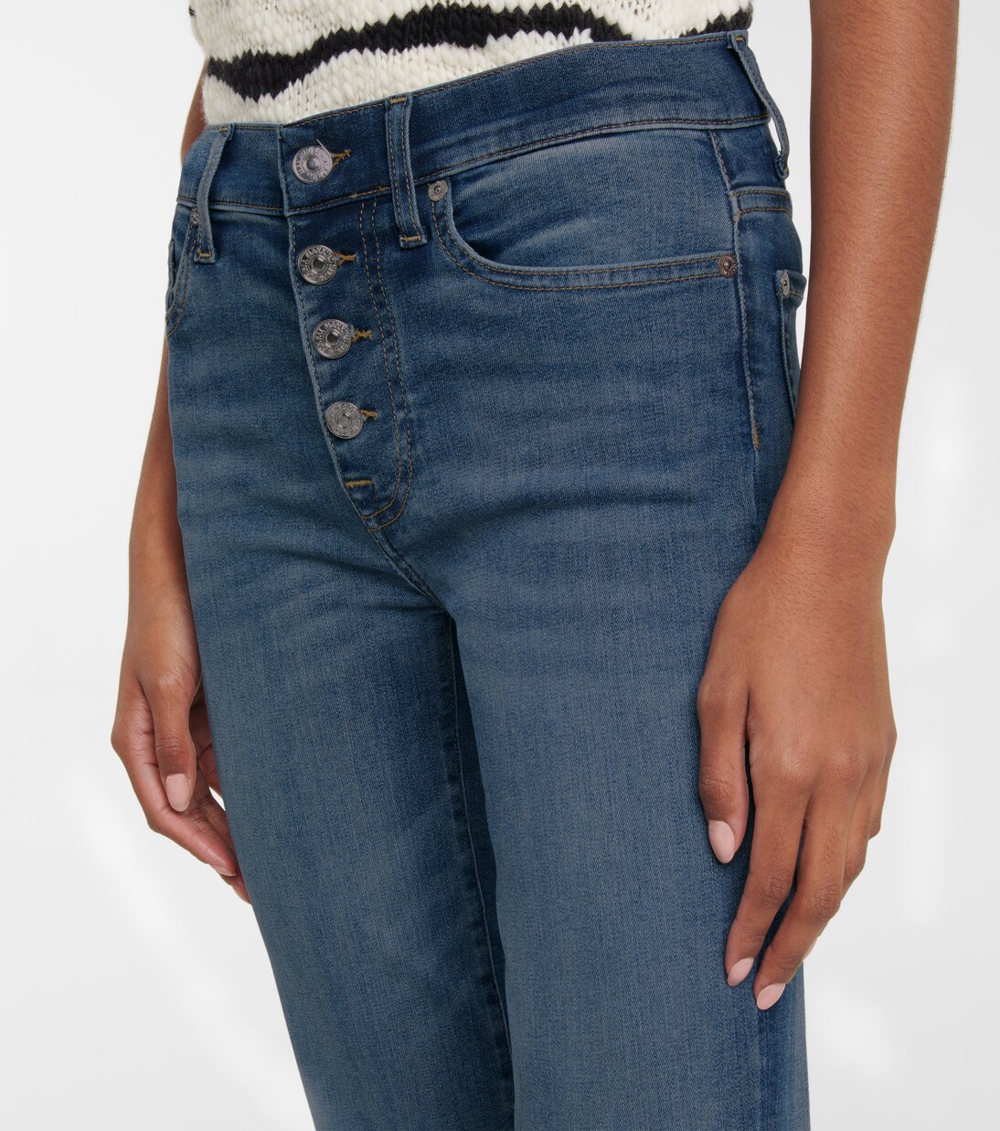 Mid-Rise Skinny Jeans Roxanne Ankle | 7 For All Mankind
