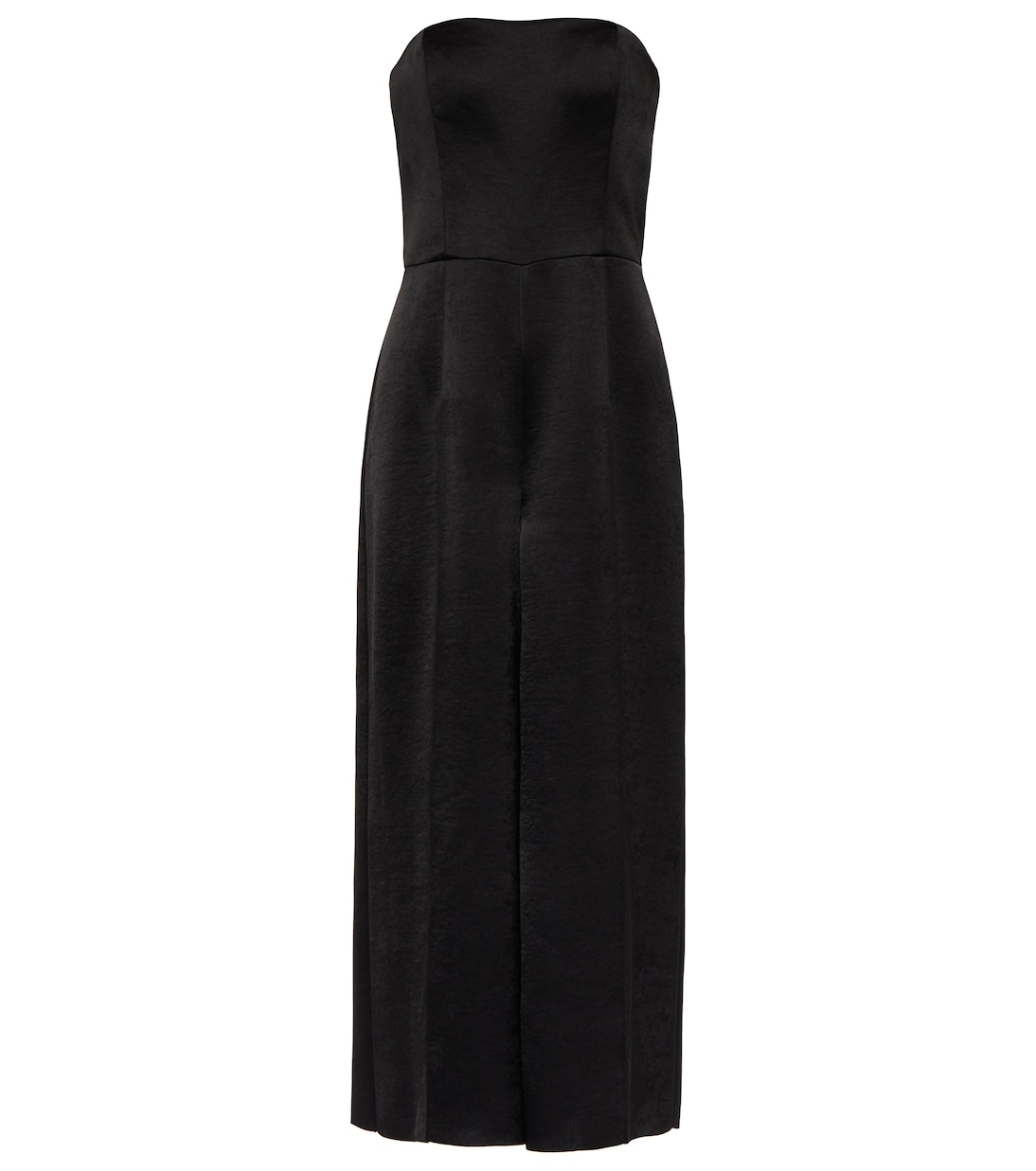 Wide-leg bandeau satin jumpsuit | Vince