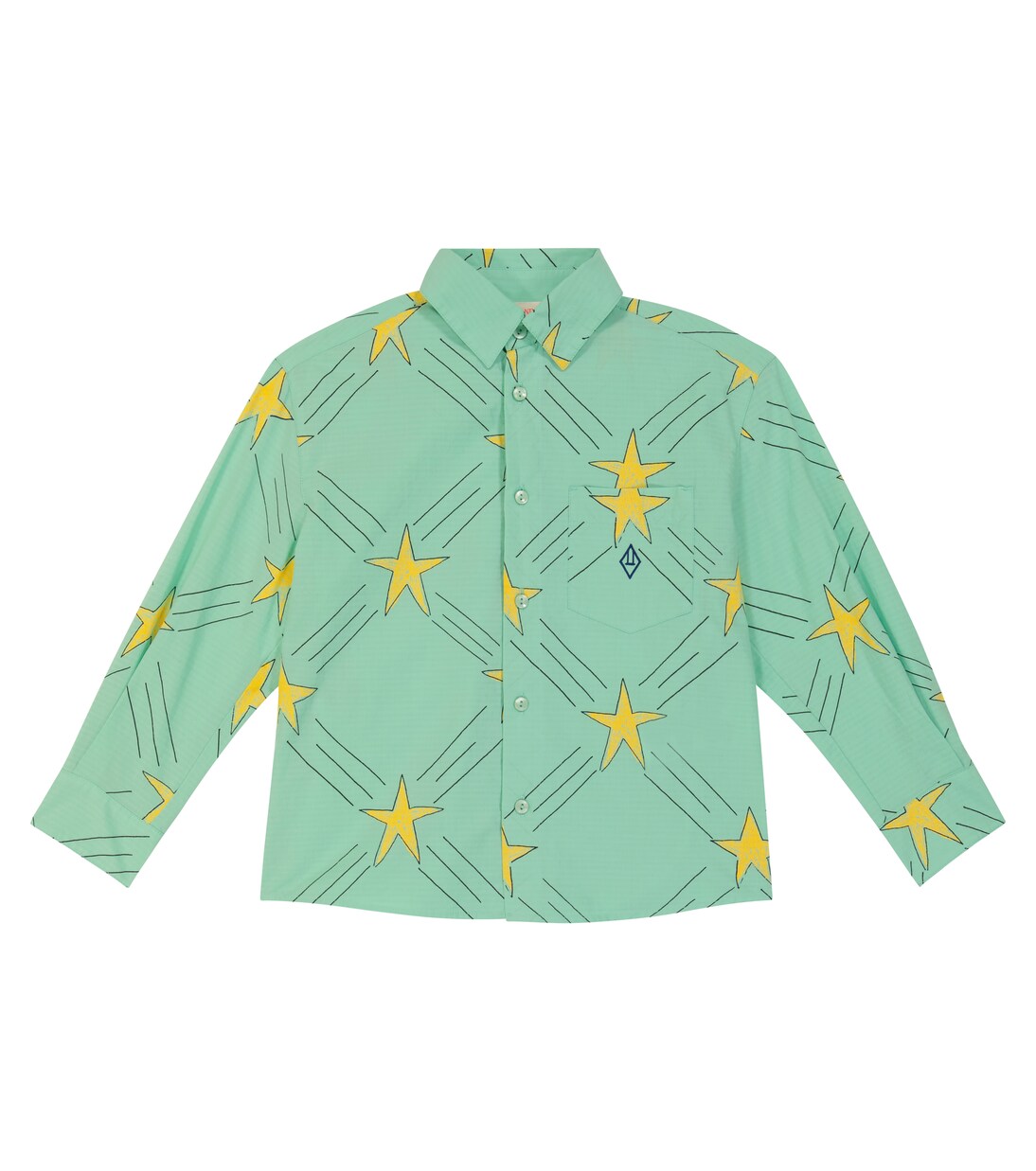 Wolf printed cotton shirt | The Animals Observatory