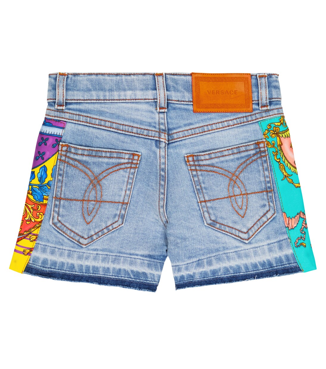 Royal Rebellion denim shorts | Versace Kids