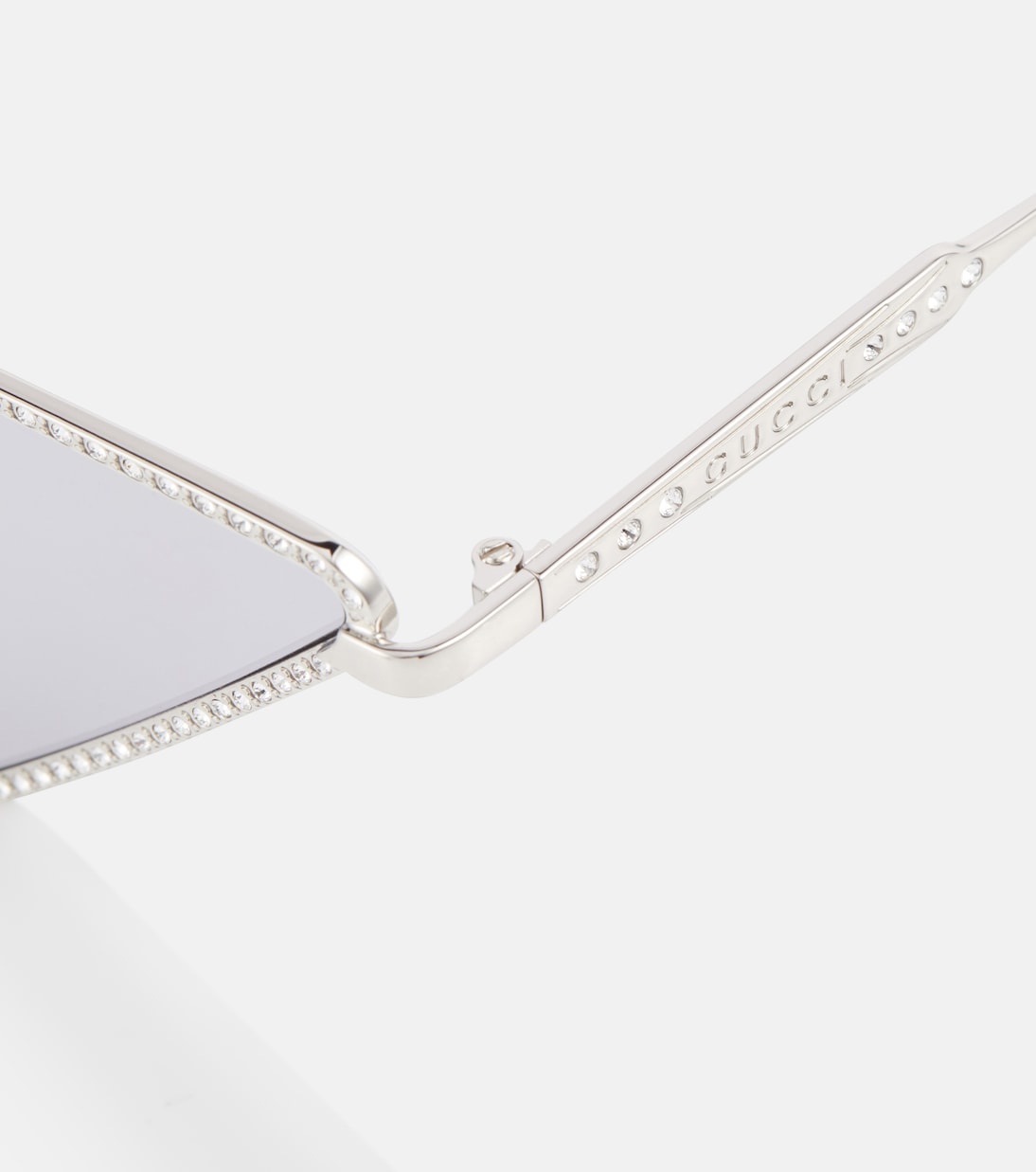 Gafas de sol triangulares con cristales | Gucci