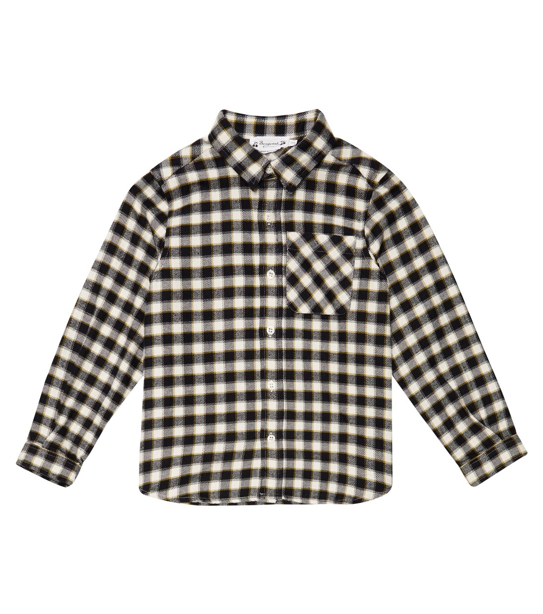 Tango checked cotton shirt | Bonpoint