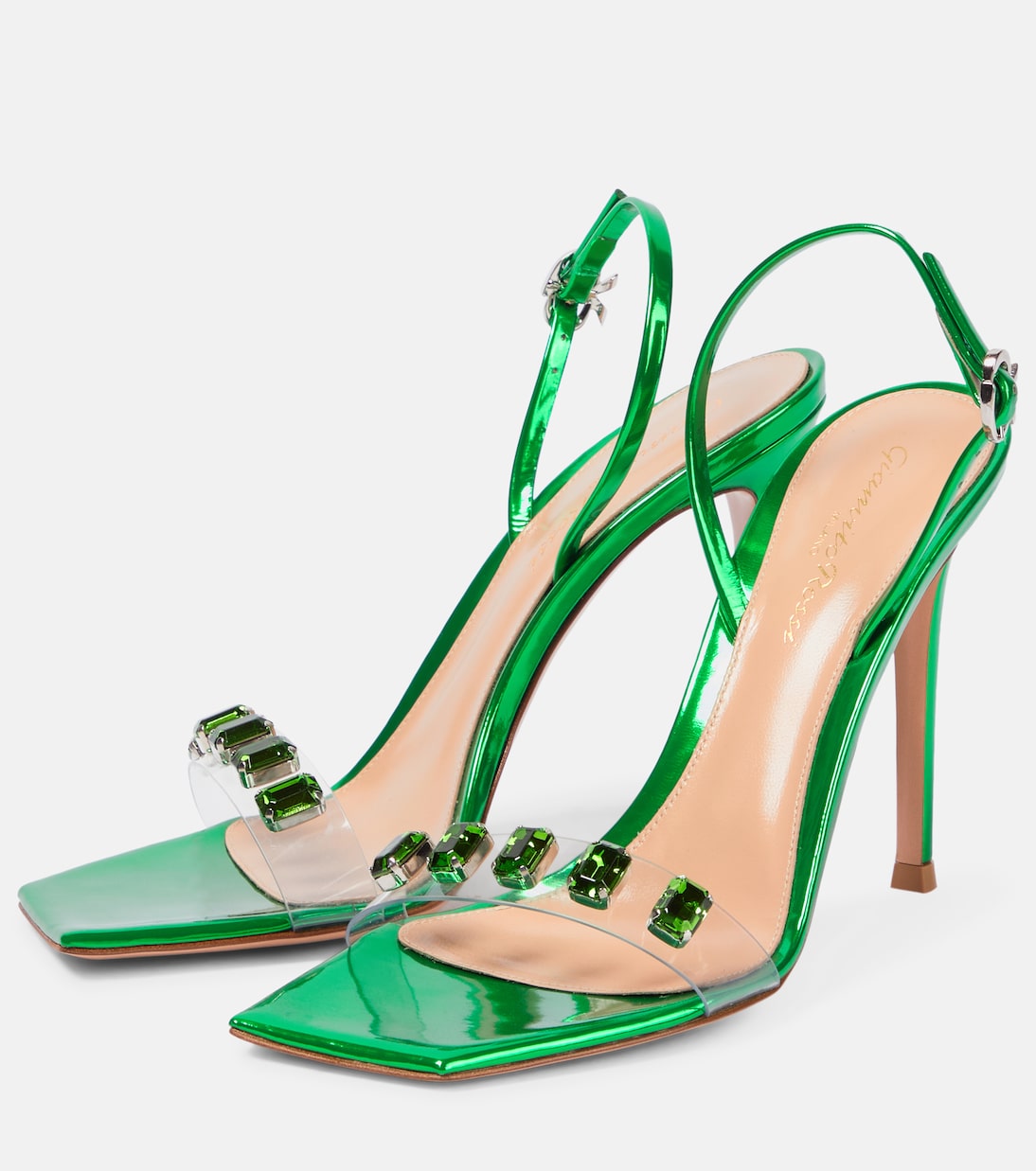 Sandalen Ribbon Candy 105 aus Leder | Gianvito Rossi