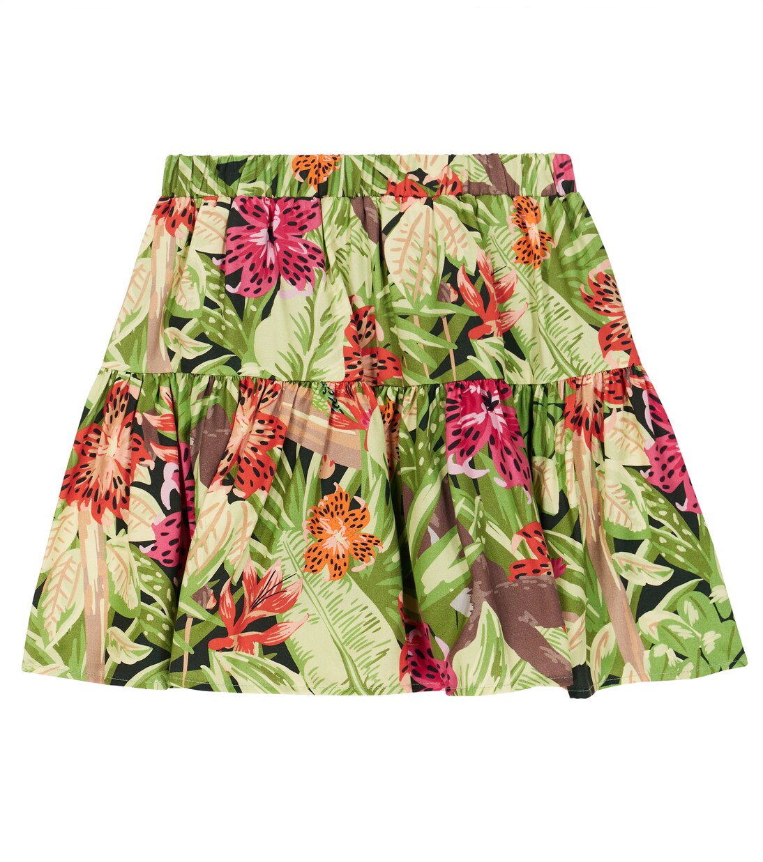 Tiered floral miniskirt | Kenzo Kids