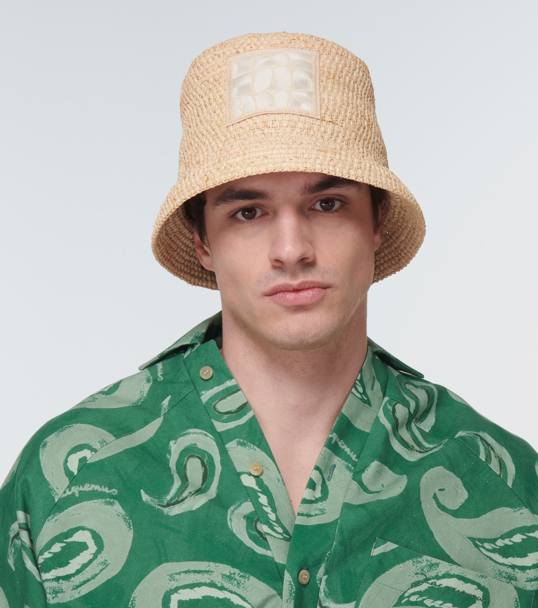 Le Bob Ficiu raffia bucket hat | Jacquemus