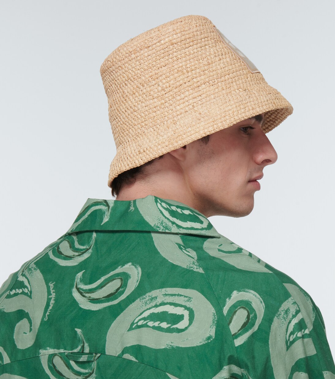 Le Bob Ficiu raffia bucket hat | Jacquemus
