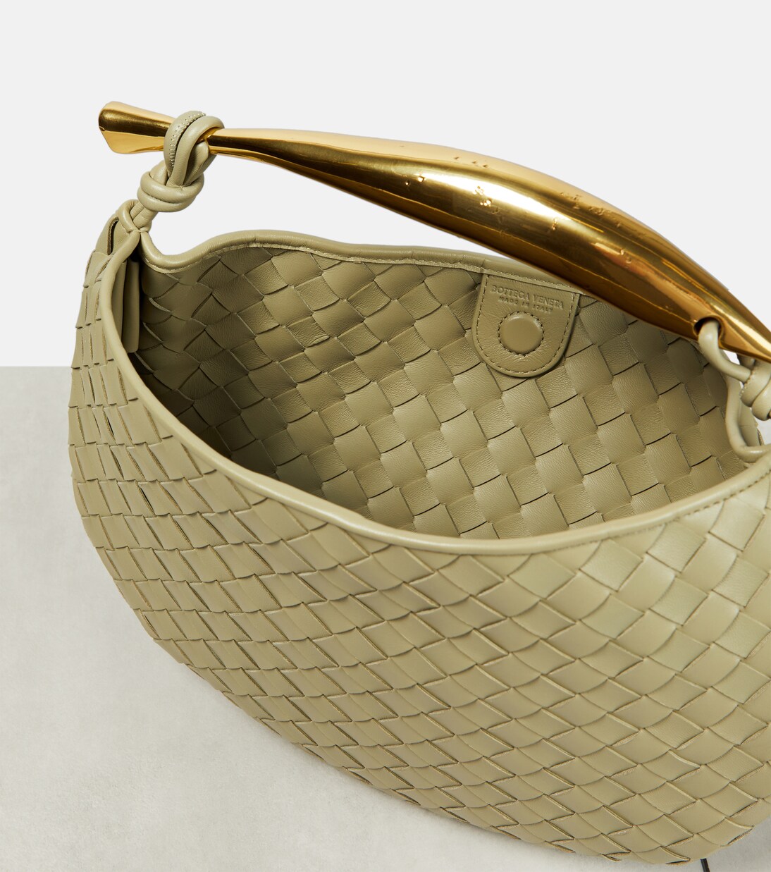 Borsa a spalla Sardine in pelle | Bottega Veneta