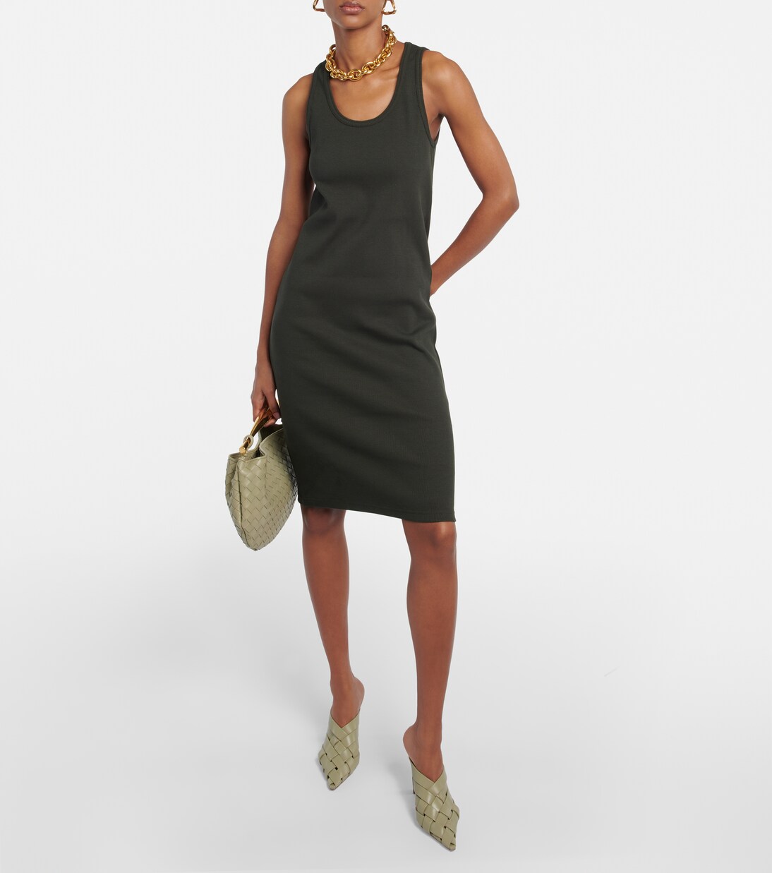 Borsa a spalla Sardine in pelle | Bottega Veneta