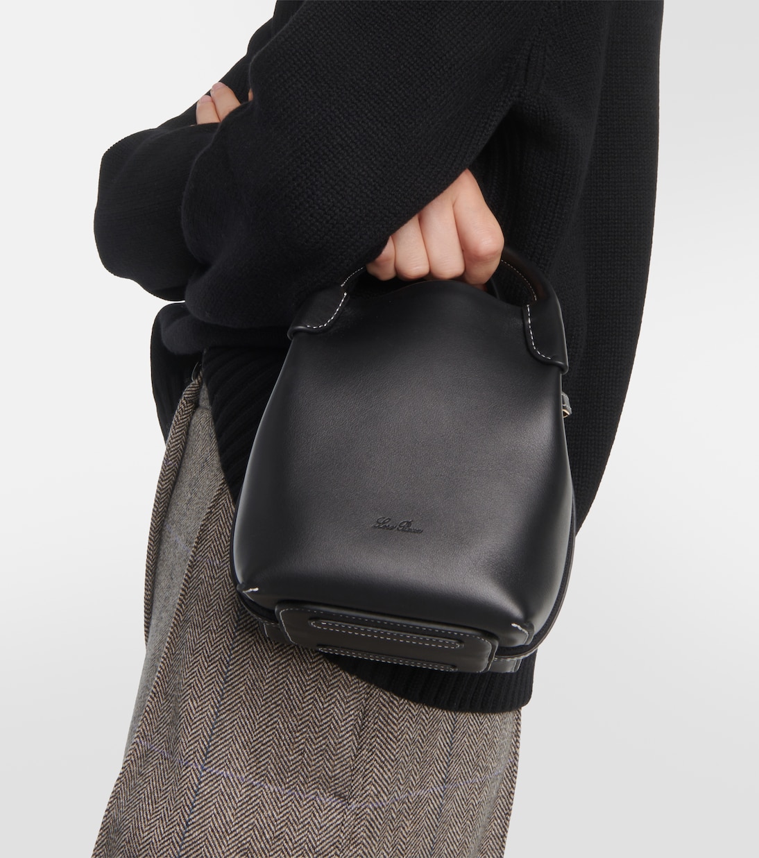 Secchiello Bale Small in pelle | Loro Piana