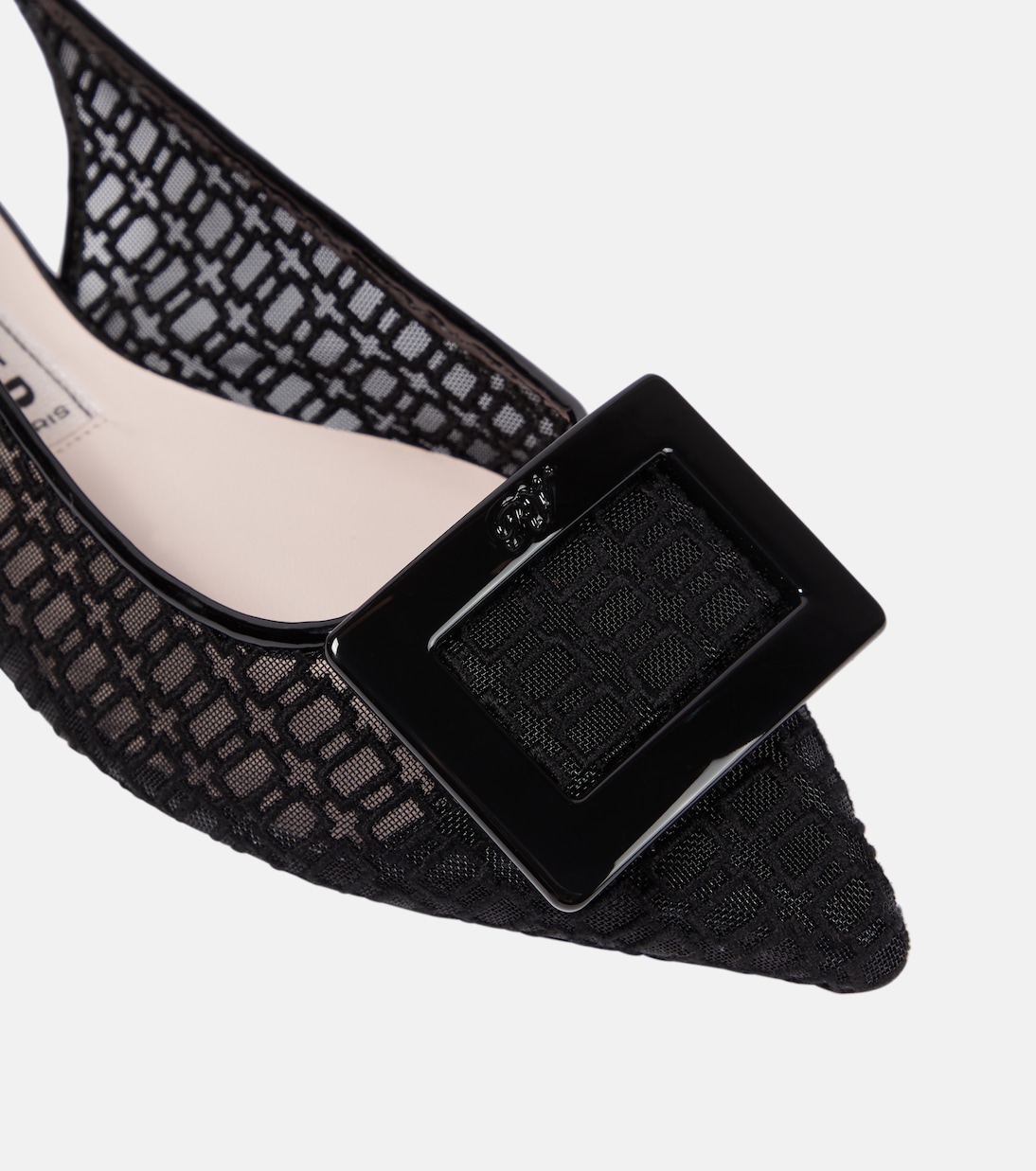 Gommettine net slingback flats | Roger Vivier