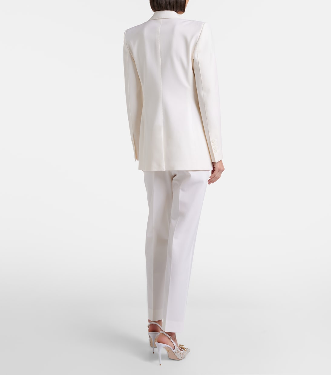 Low-rise wool-blend pants | Dolce&Gabbana