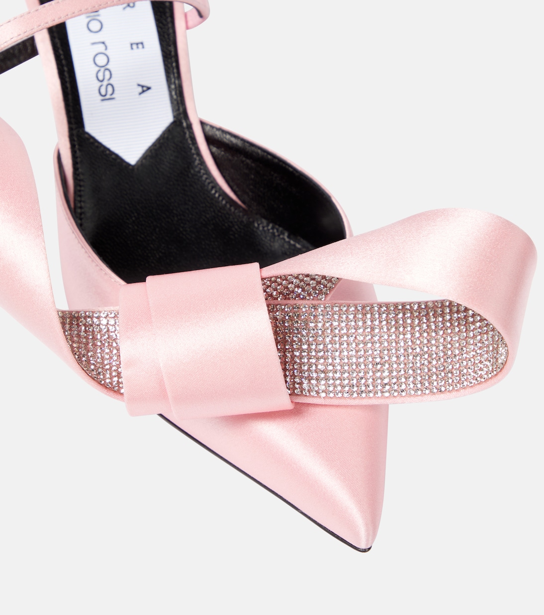 x Sergio Rossi Marquise crystal-embellished mules | Area
