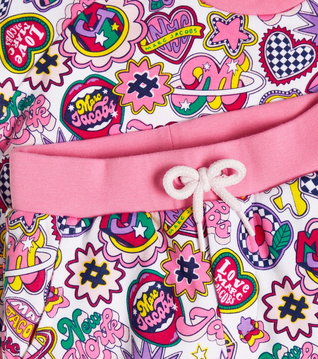 Baby cotton sweatshirt and sweatpants set | Marc Jacobs Kids