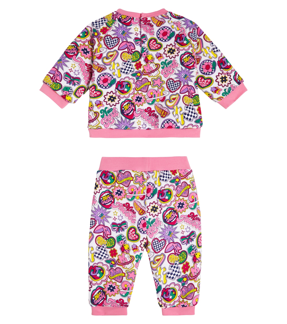 Baby cotton sweatshirt and sweatpants set | Marc Jacobs Kids