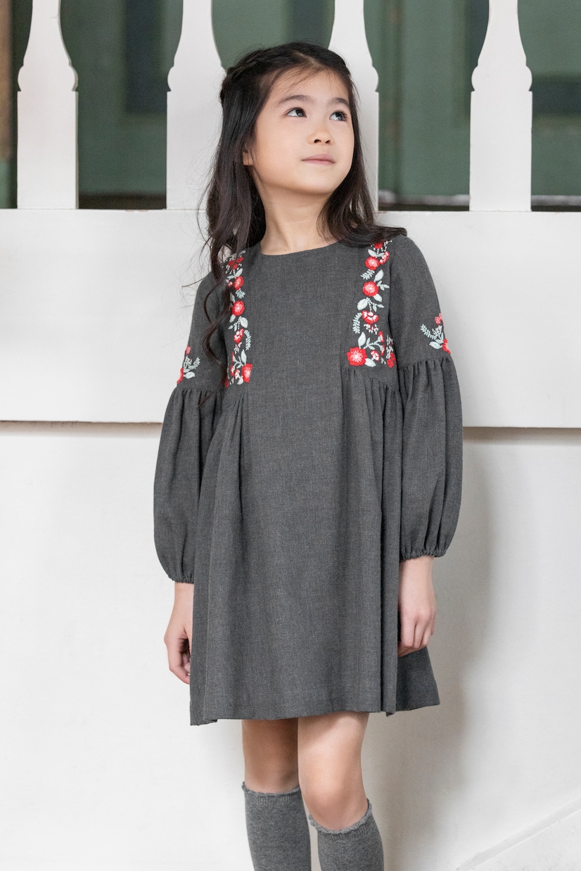 Embroidered cotton-blend dress | Tartine et Chocolat