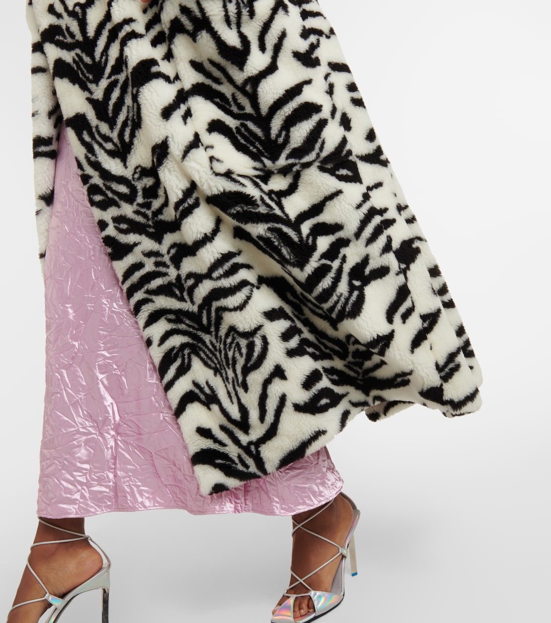 Mantel aus Faux Fur | The Attico