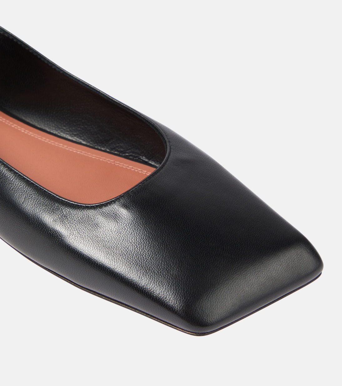 Ane embellished leather ballet flats | Amina Muaddi