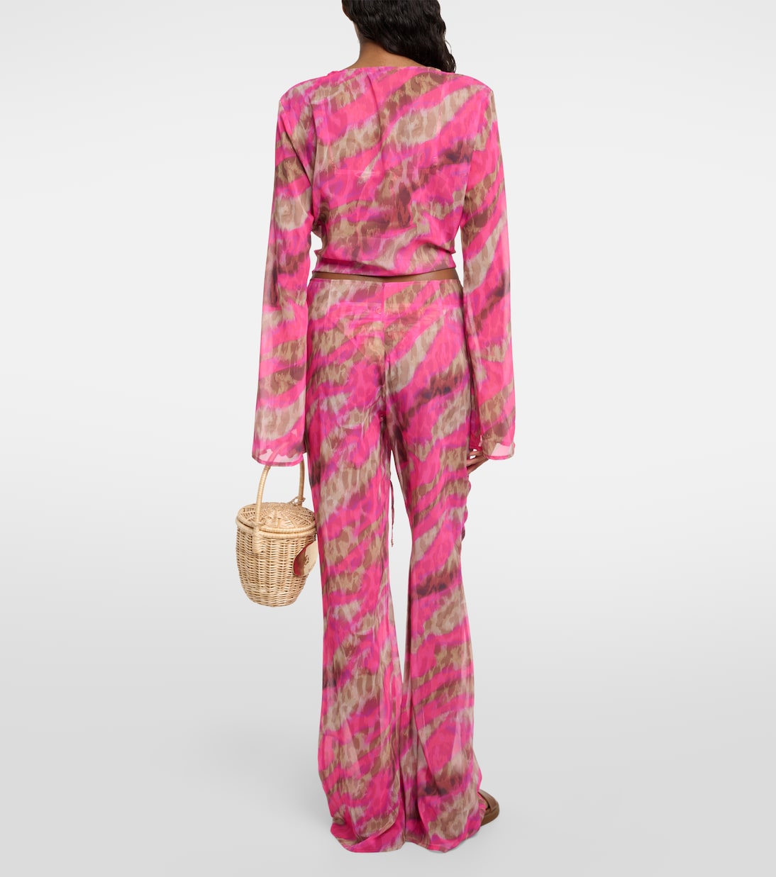 Weite Mid-Rise-Hose Teresa | Bananhot