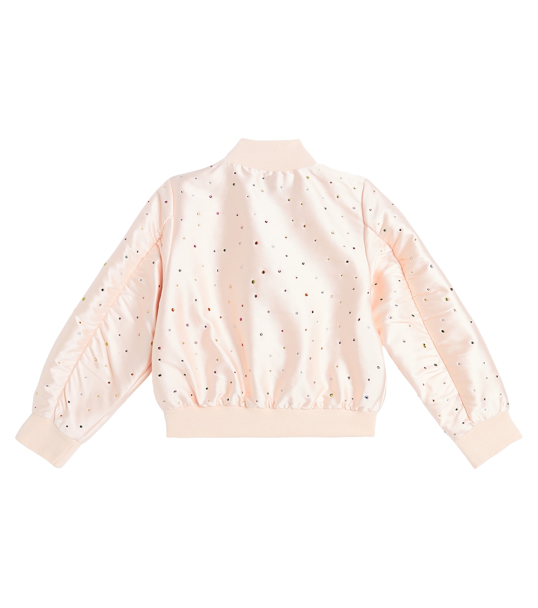 Embellished satin bomber jacket | Stella McCartney Kids