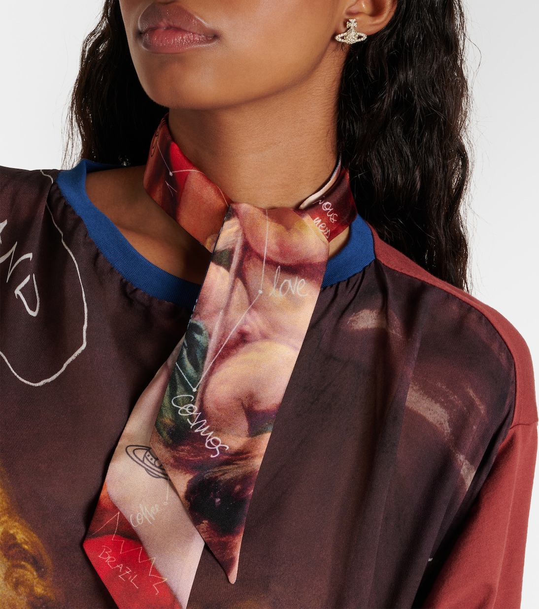 Bedrucktes Tuch aus Seiden-Twill | Vivienne Westwood