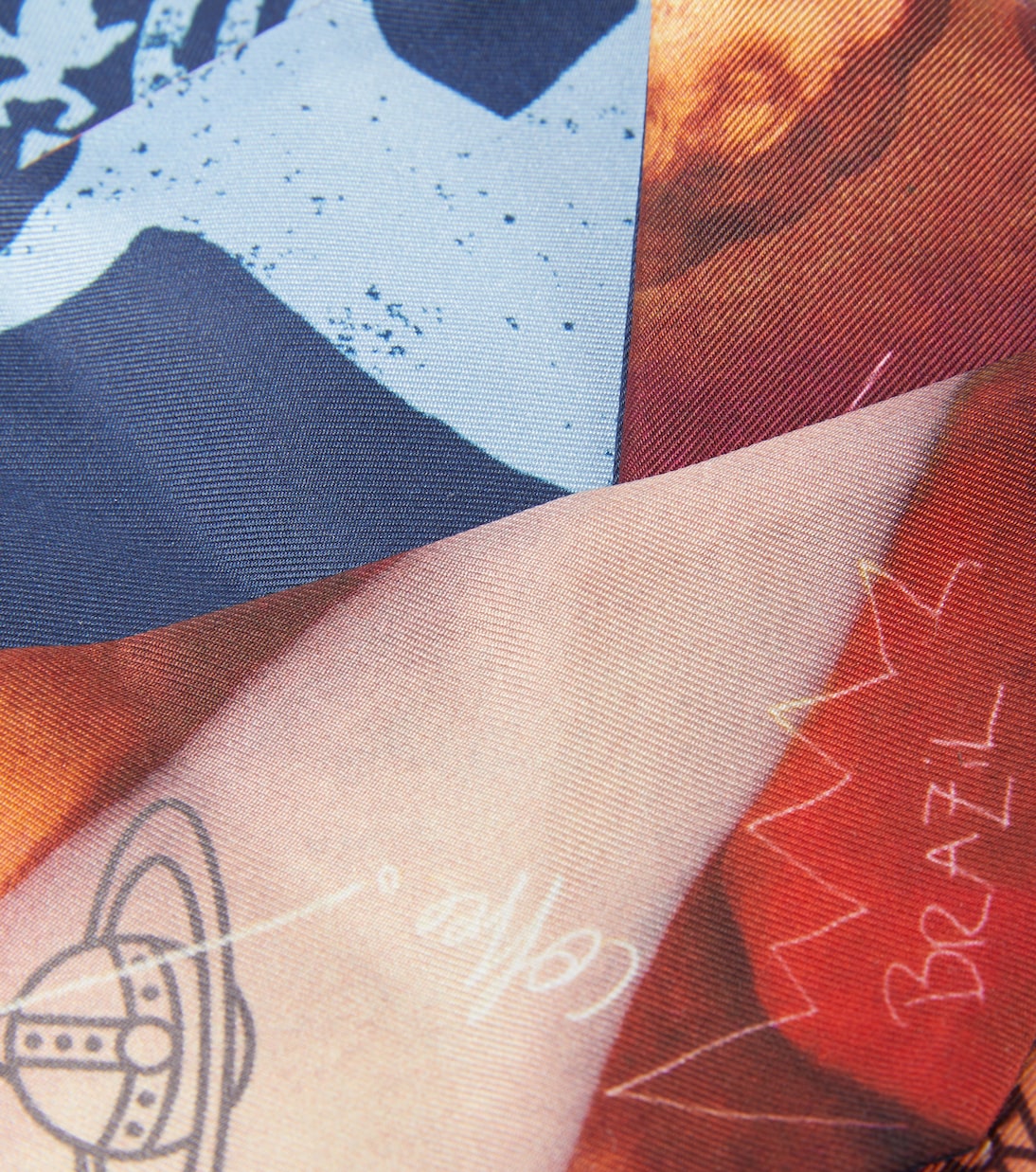 Bedrucktes Tuch aus Seiden-Twill | Vivienne Westwood