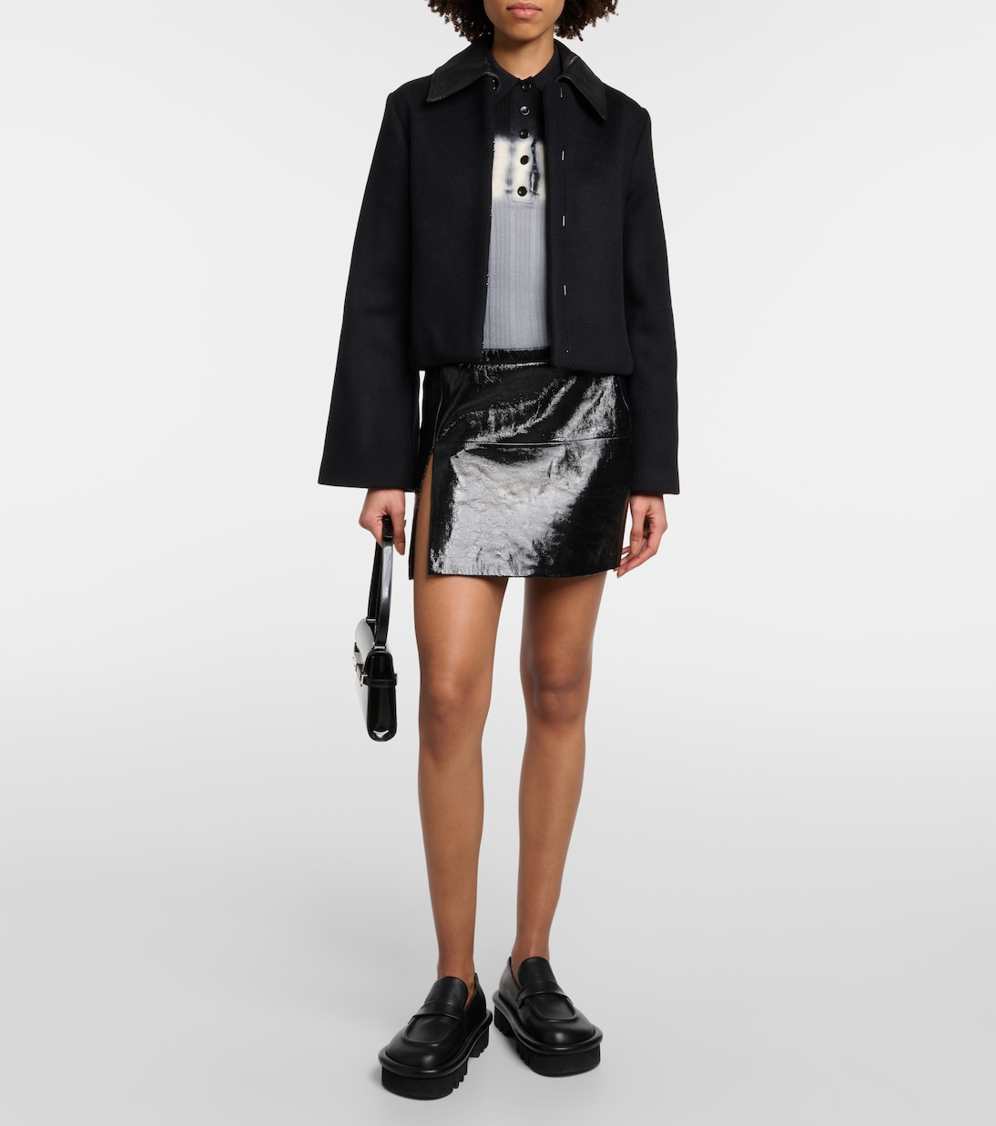 Cropped-Jacke aus einem Wollgemisch | Proenza Schouler