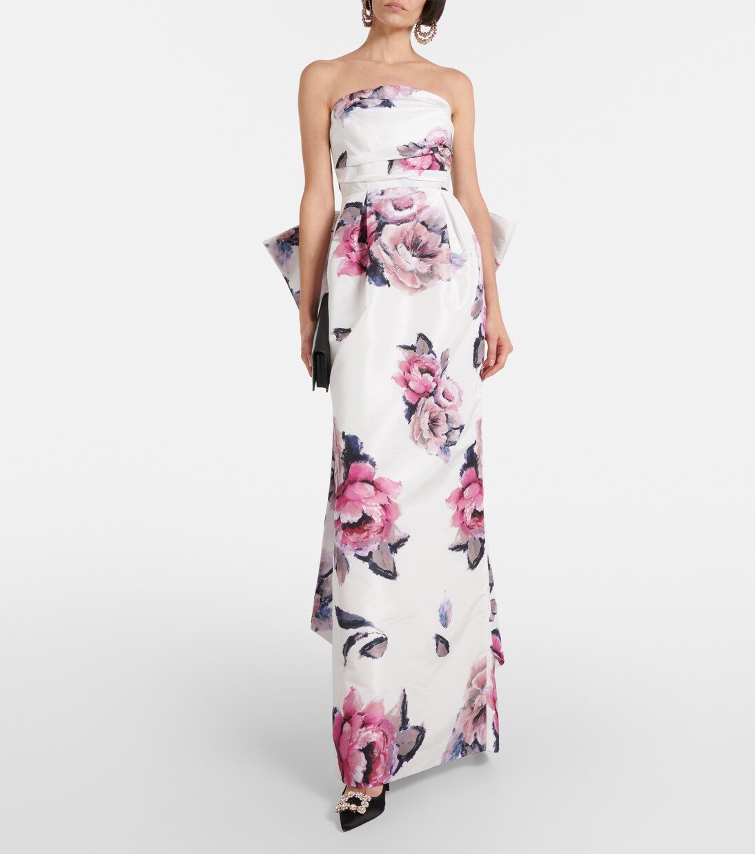 Robe bustier Aveline à fleurs | Rebecca Vallance