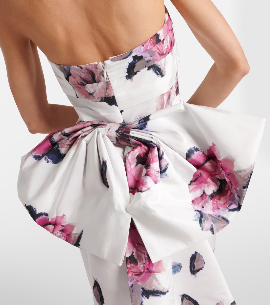 Robe bustier Aveline à fleurs | Rebecca Vallance