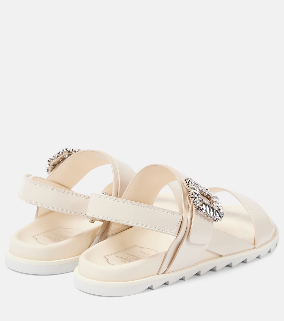 Verzierte Sandalen Slidy Viv’ aus Leder | Roger Vivier
