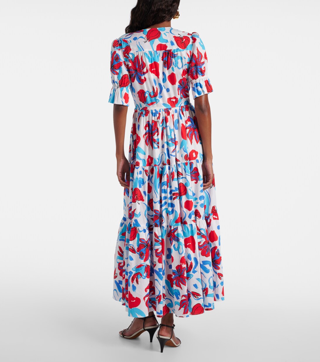 Robe longue Avery en coton mélangé | Diane von Furstenberg