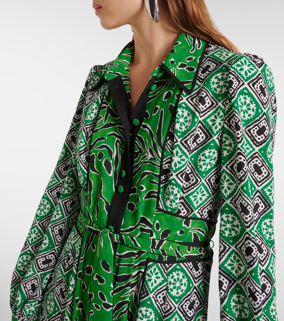 Abito lungo Joshua con stampa | Diane von Furstenberg