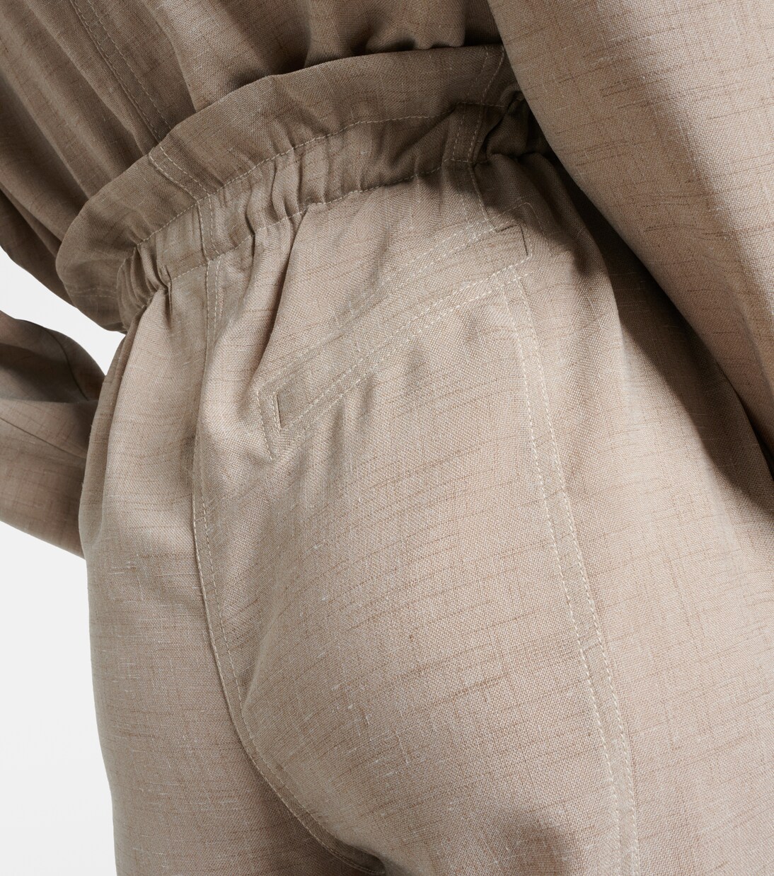 Weite High-Rise-Hose | Ganni