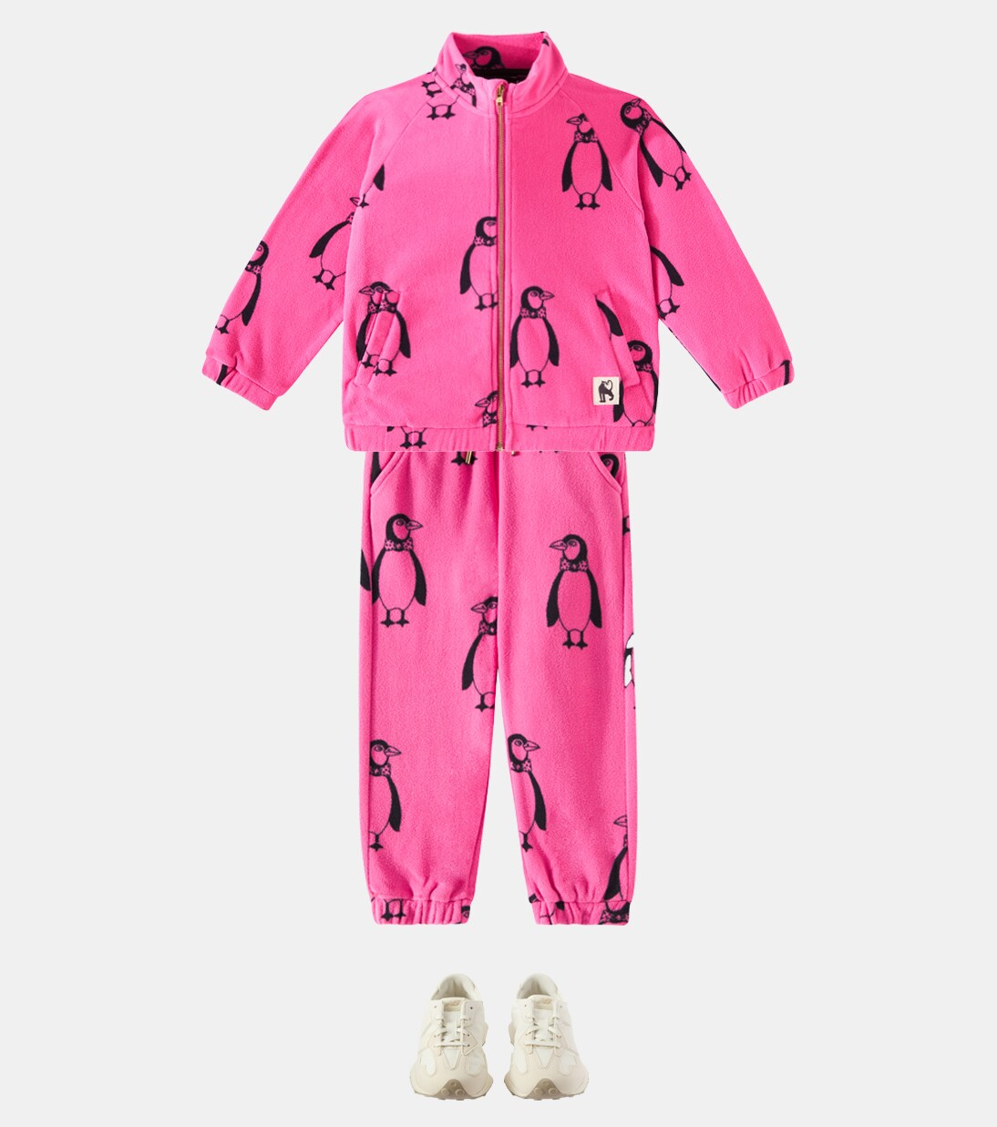 Penguin fleece sweatpants | Mini Rodini