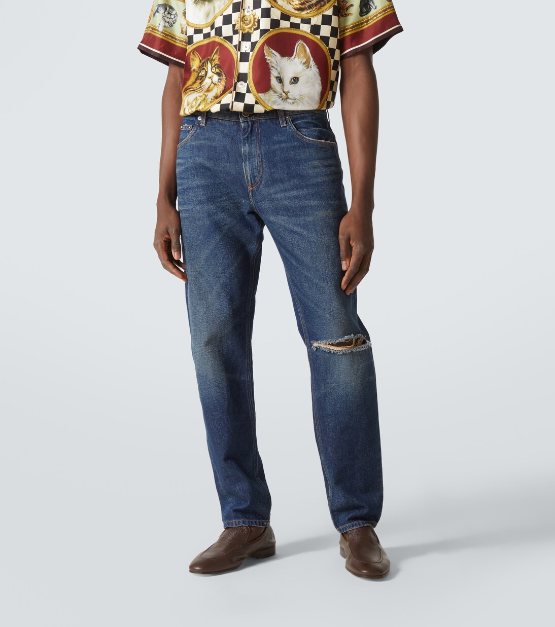 Distressed Slim Jeans | Dolce&Gabbana