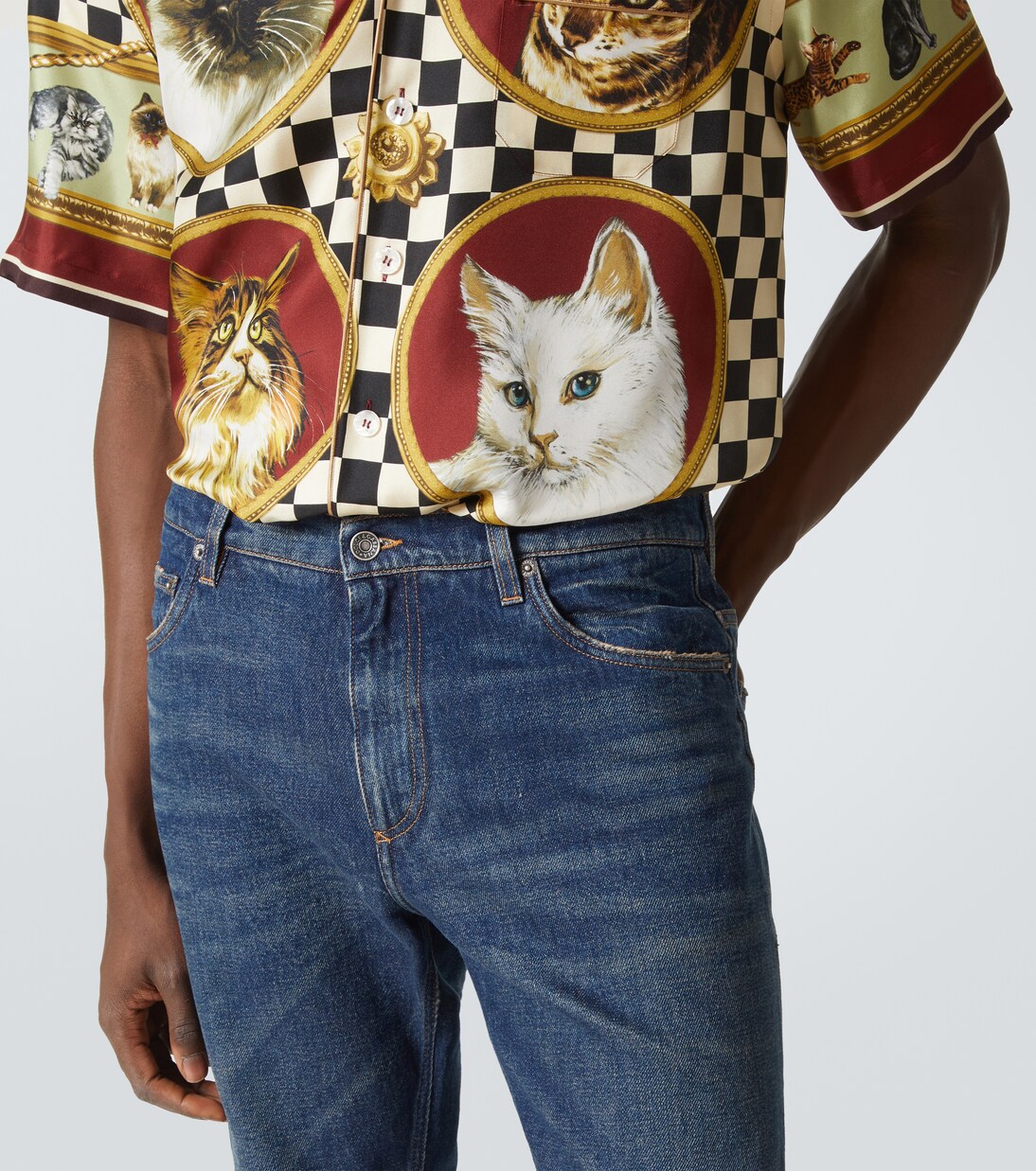 Distressed Slim Jeans | Dolce&Gabbana