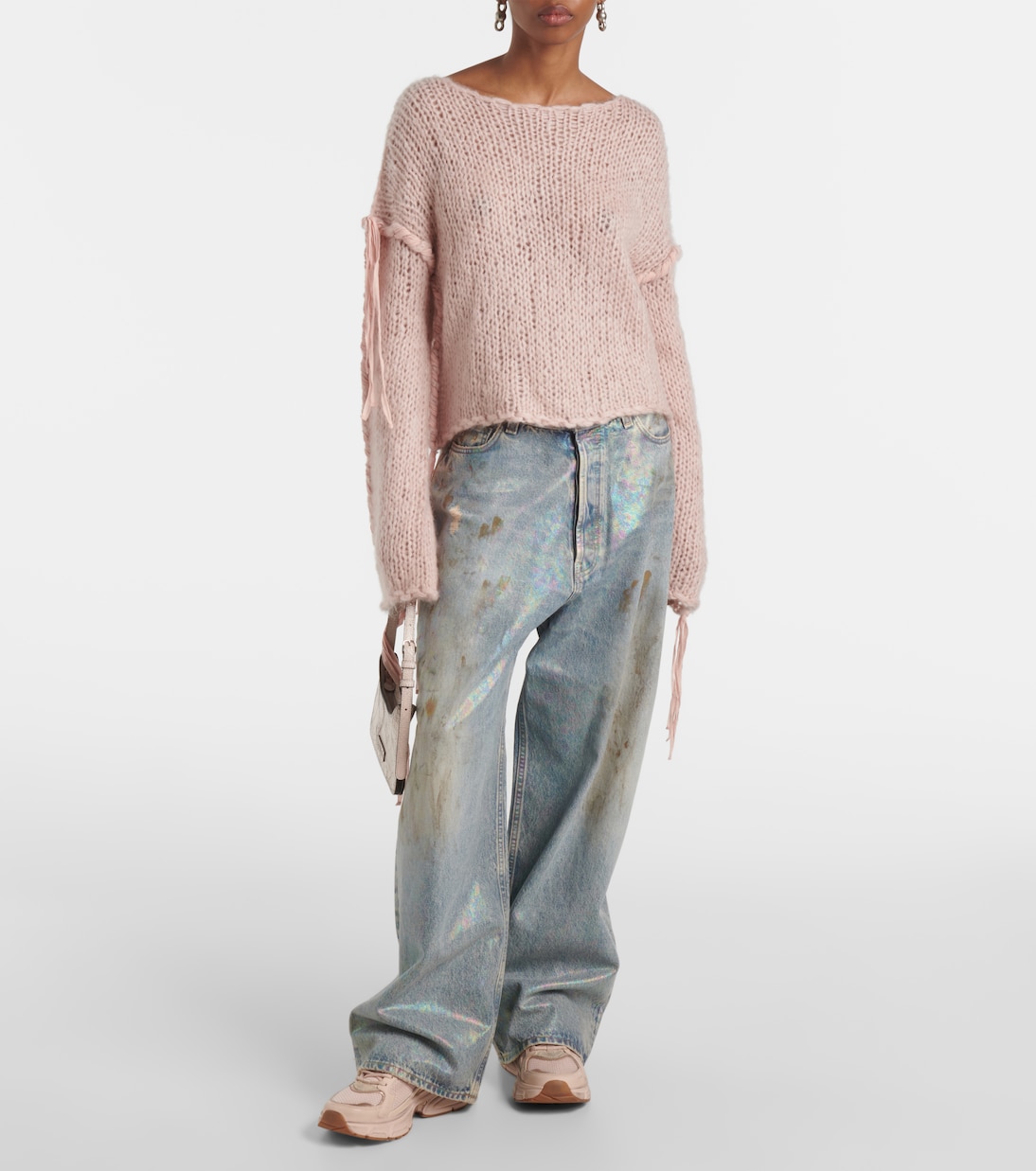 Sneakers Lightstar aus Mesh und Leder | Golden Goose