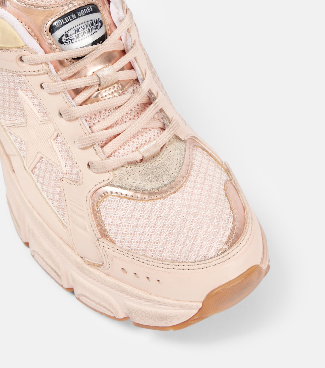 Sneakers Lightstar aus Mesh und Leder | Golden Goose