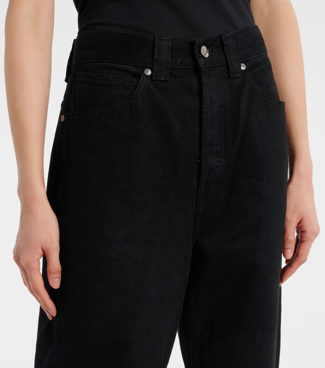 High-Rise Tapered Jeans Corben | Khaite