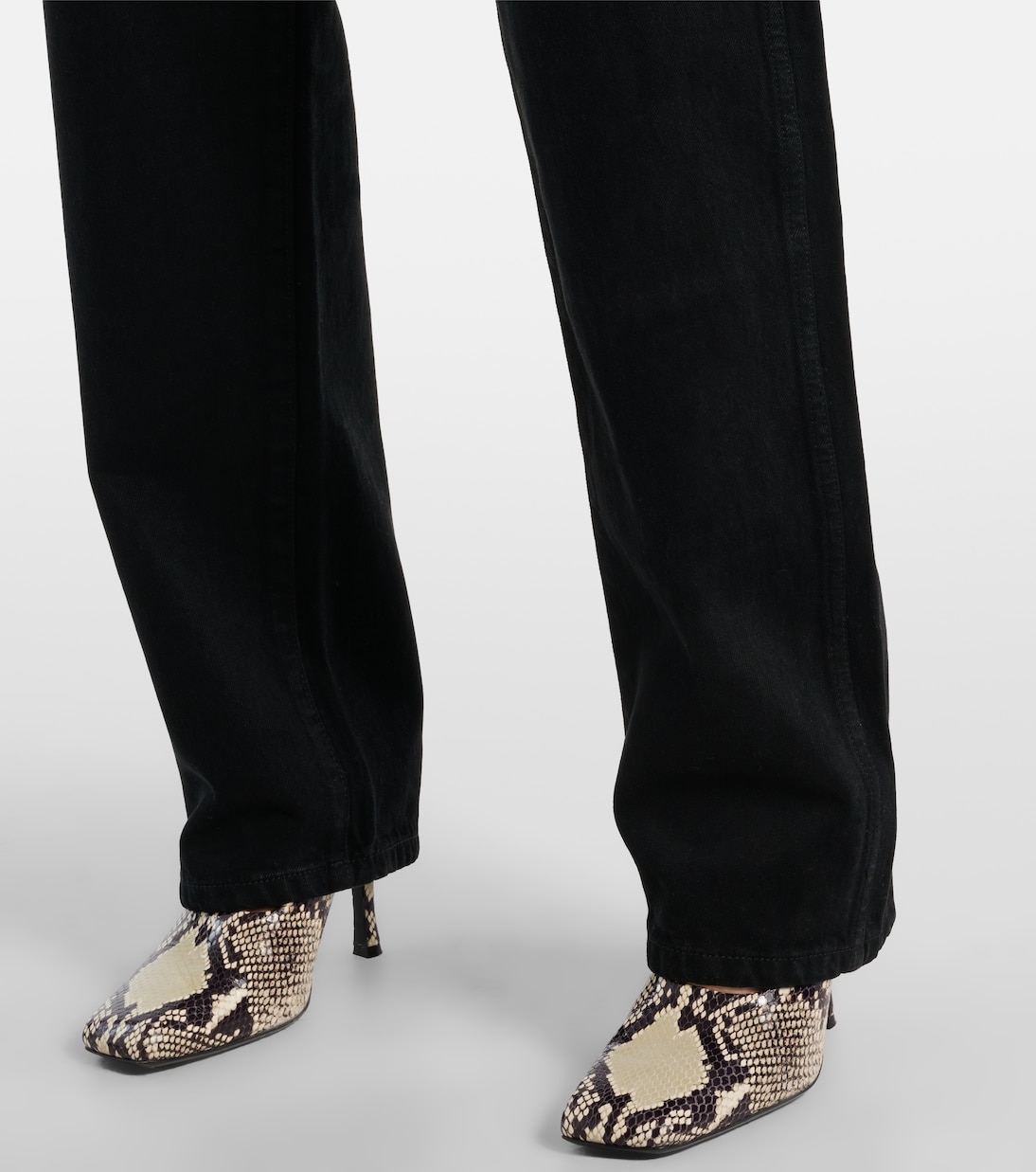 High-Rise Tapered Jeans Corben | Khaite